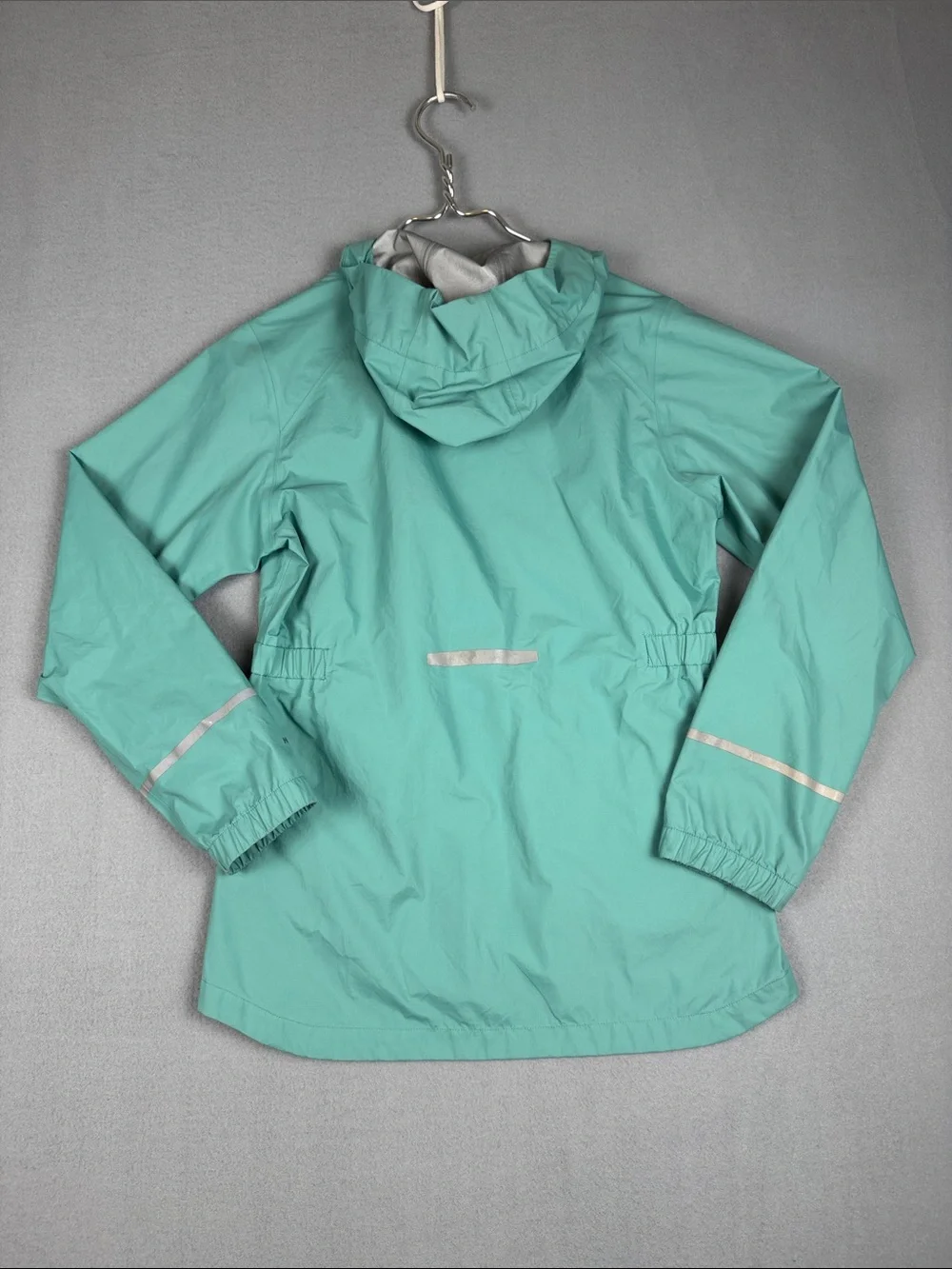 Patagonia Kids Mint Green H2No Hooded Raincoat Size: 14 XL
